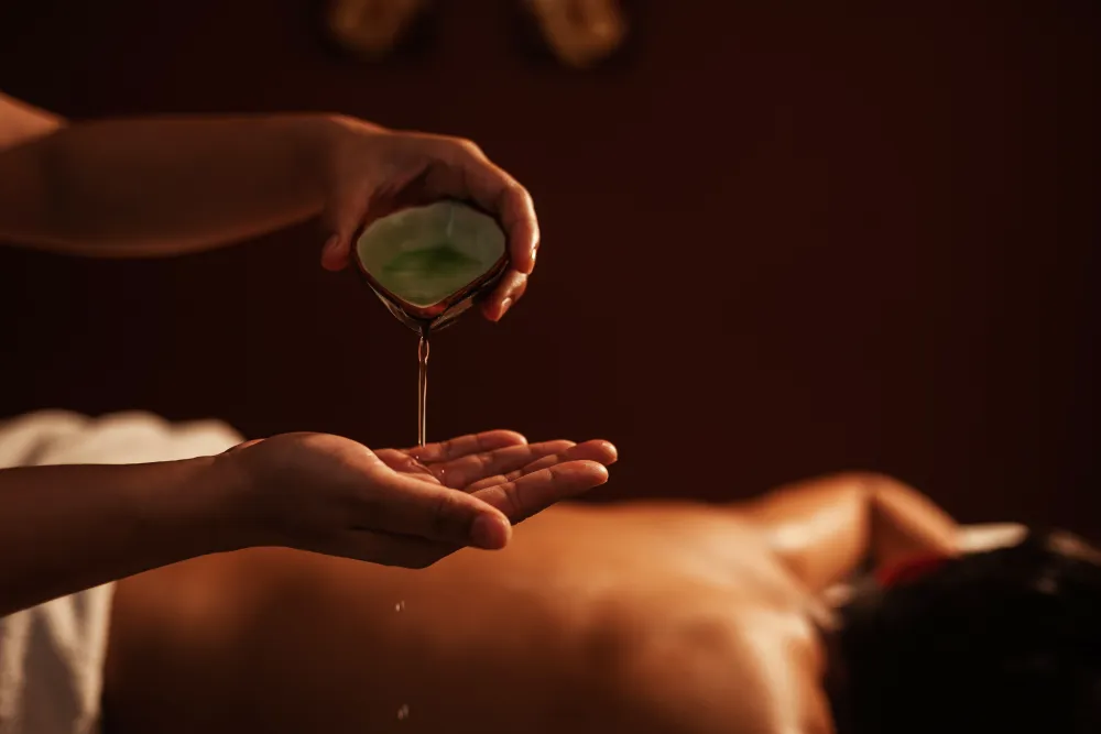 Full-Body Relaxing Massage with Warm Oil